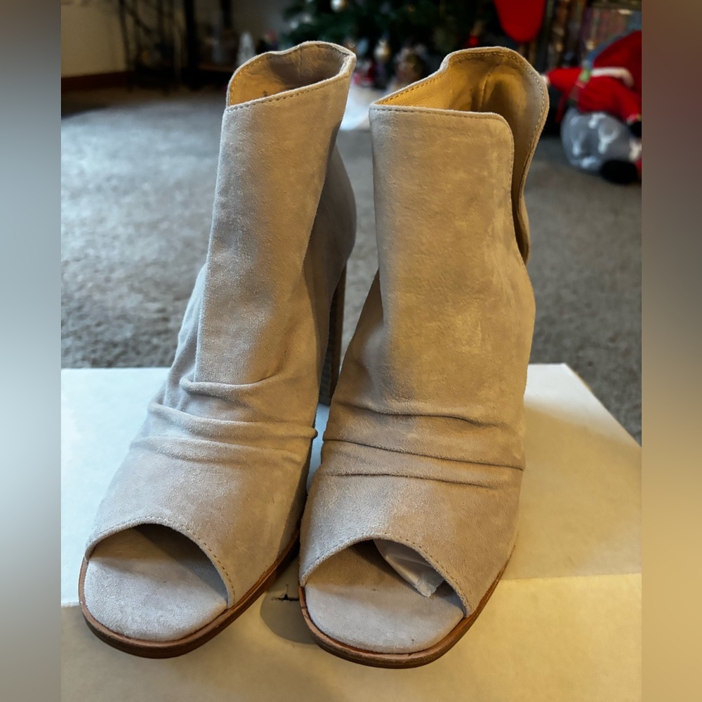Suede booties